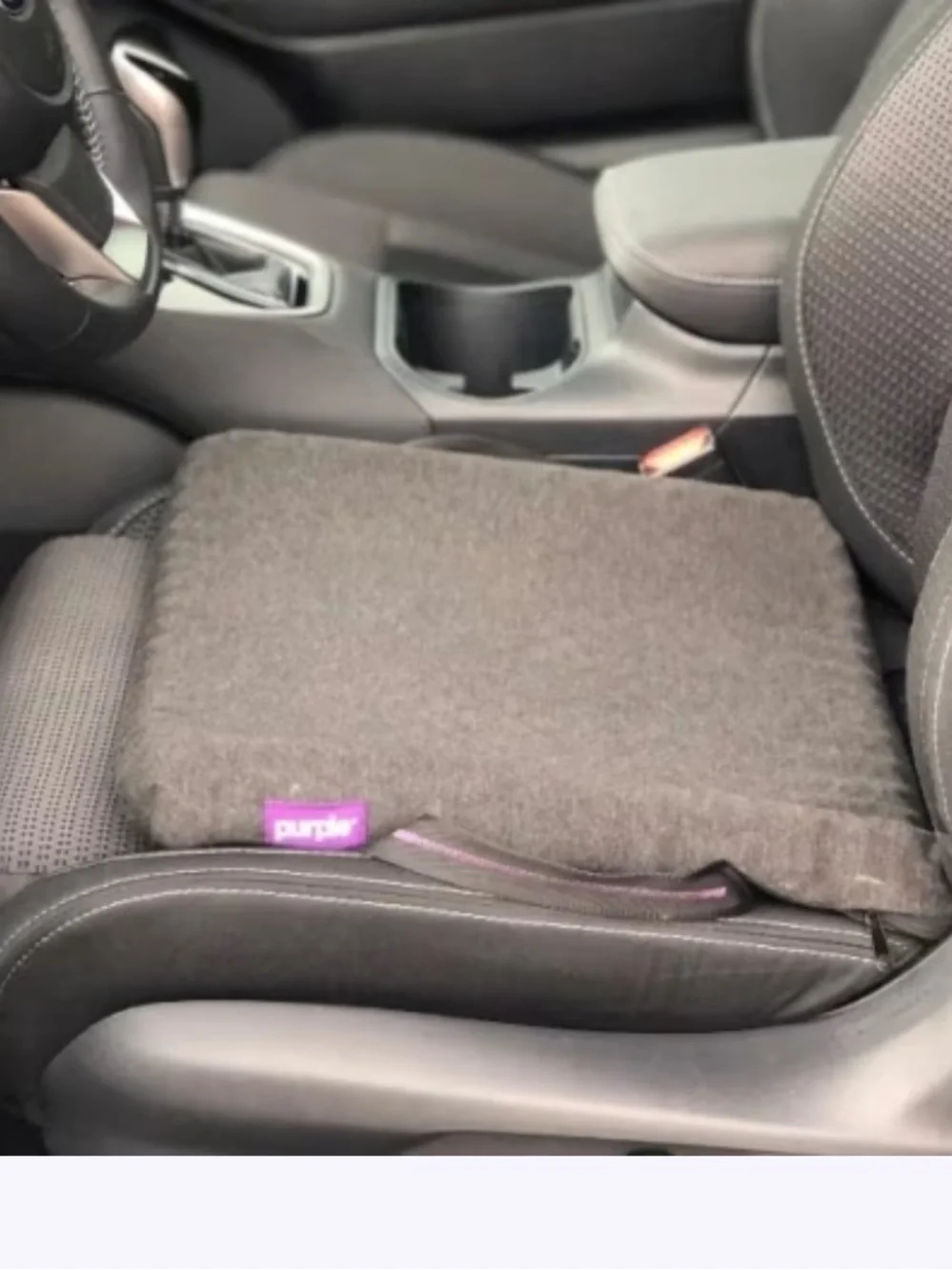 Purple pillow seat cushion
